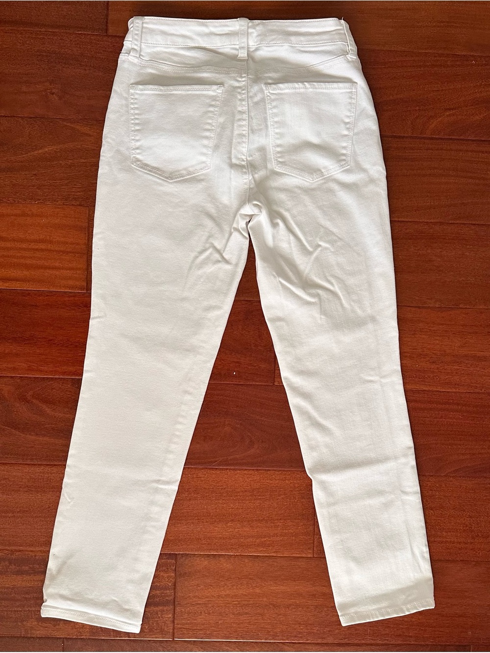 Talbots Flawless Five-Pocket Slim Ankle White Jeans Women’s Petite 2P - Picture 2 of 10
